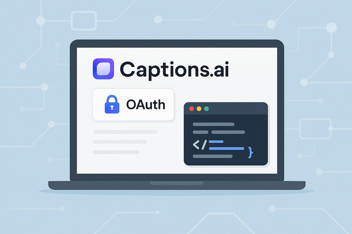 How to Generate Captions.ai API Key: Step-by-Step Tutorial