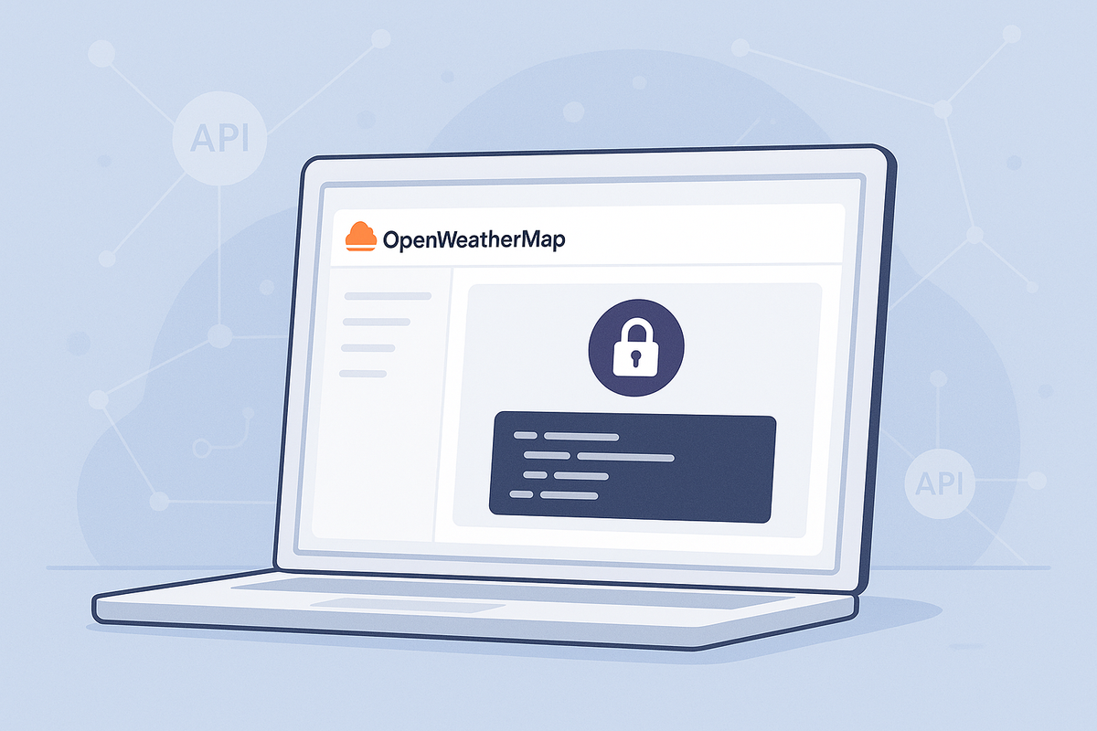 How to Generate OpenWeatherMap API Key - Step-by-Step Tutorial 2025