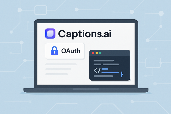 How to Generate Captions.ai API Key: Step-by-Step Tutorial